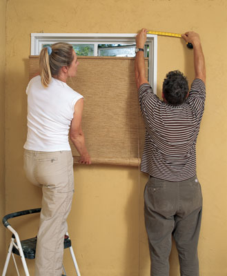 
Jean-Charles and Hermine hang a jute and paper shade that controls light into the bedroom and is also easy to keep clean. You can purchase a custom-made nontoxic shade similar to this one at Earthshade.com.
